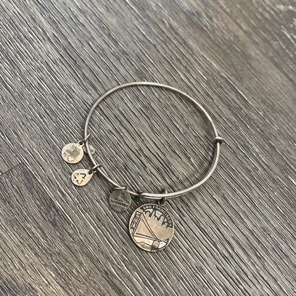 Silver Alex and Ani bracelet